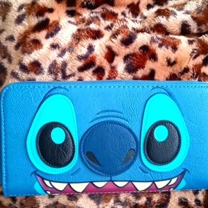 DISNEY AND LOUNGEFLY STITCH WALLET